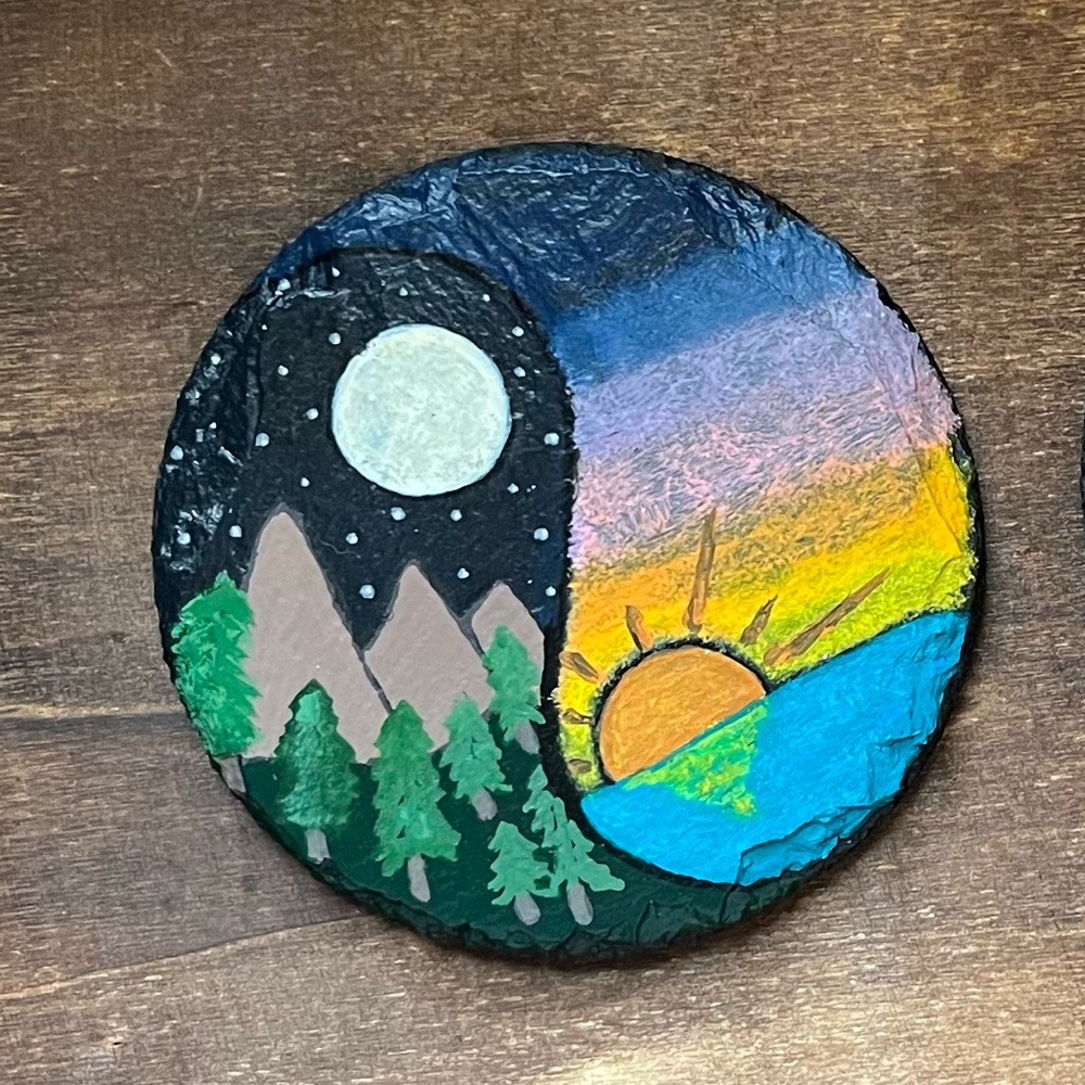 Slate coaster
